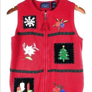 Crazy Horse Vintage Christmas‎ Sweater Vest